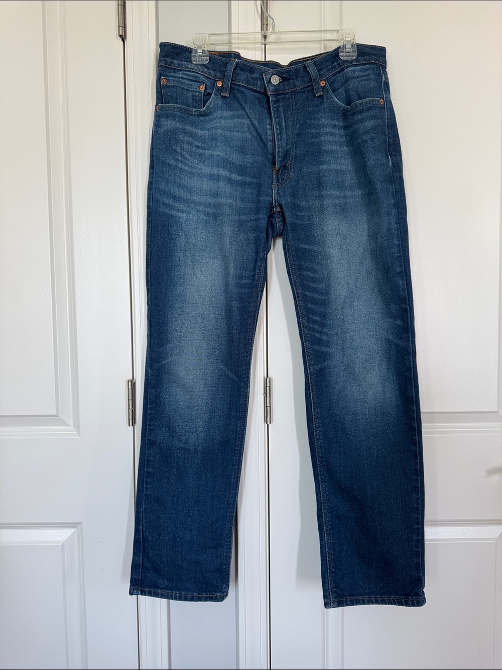 Levi's Men's Dark Blue Straight Leg Jeans